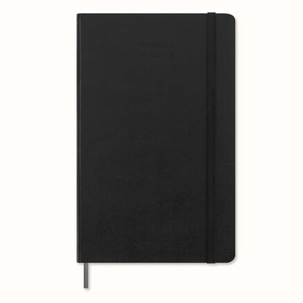 UNDATED WKLY NTB LG BLK HARD