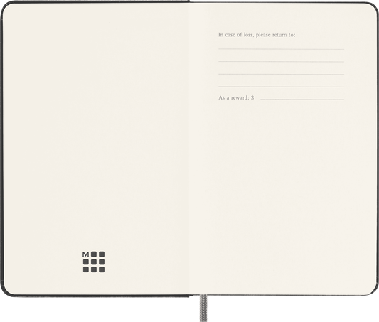 SMART NOTEBOOK RULED HARD PKT BLACK