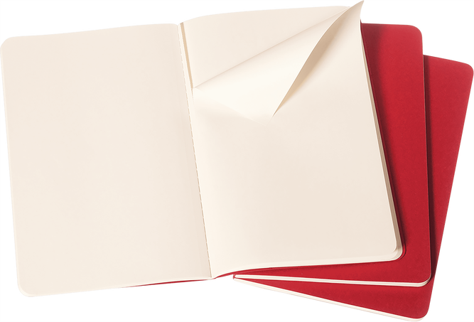 CAHIER JNLS LG PLA CRANB.RED