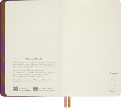 LE ALICE NOTEBOOK LARGE PLAIN NO BOX