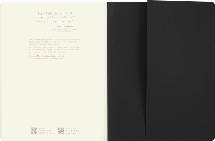 CAHIER JNLS XXL RUL BLK-KR.BROWN-CRAN.RE