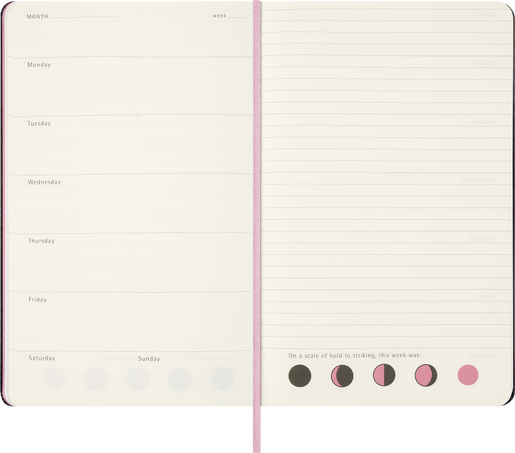 UNDATED LARGE PLANNER WITH BOX-BLACKPINK
