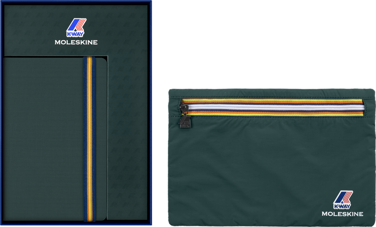 K-WAY GREEN DK BOX NB+POUCH