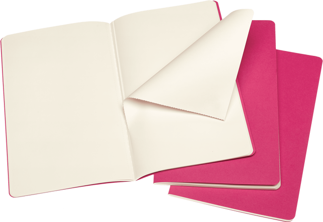 CAHIER JNLS LG PLA KINETIC PINK