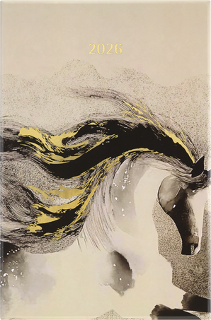 HORSE 12M WKLY PLANNER BOX_CALLIGRAPHY