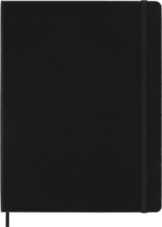 NOTEBOOK XL RUL BLK HARD