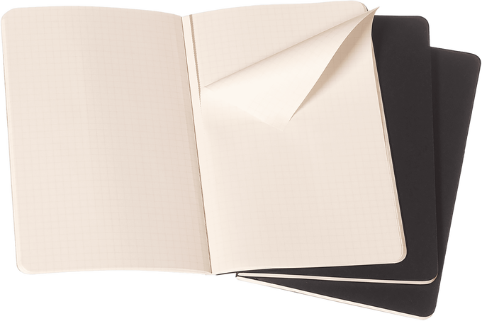 CAHIER JNLS PK SQU BLACK
