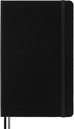 NOTEBOOK EXPANDED LG RUL BLK HARD