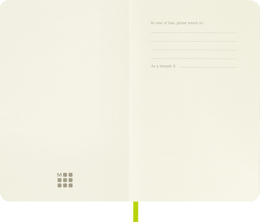 NOTEBOOK PK RUL SOFT LEMON GREEN