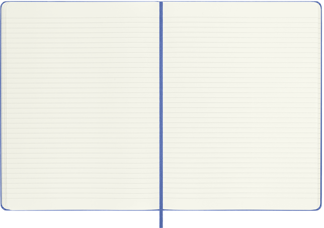 NOTEBOOK XL RUL HARD HYDRANGEA BLUE