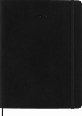 12M WKLY NTBK XL BLK SOFT